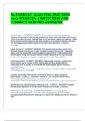 AOTA NBCOT Exam Prep 2025 100&percnt;  pass GRADE &lbrack;A&plus;&rsqb; QUESTIONS AND  CORRECT VERIFIED ANSWERS