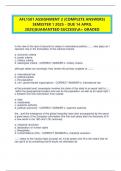 AFL1501 ASSIGNMENT 2 &lpar;COMPLETE ANSWERS&rpar;  SEMESTER 1 2025 - DUE 14 APRIL  2025&vert;GUARANTEED SUCCESSA&plus; GRADED