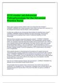 D115 master set-Advanced  Pathophysiology for the Advanced  Practice Nurse