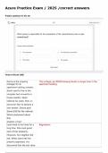 LATEST Azure Practice Exam &sol; 2025 &sol;correct answers