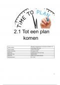 2&period;1 Tot een plan komen