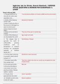 Applicator test for Illinois&comma; General Standards &sol; VERIFIED  ACTUAL QUESTIONS & ANSWERS FOR GUARANTEED A &vert;  LATEST