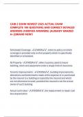 CAIB 2 EXAM NEWEST 2025 ACTUAL EXAM  COMPLETE 100 QUESTIONS AND CORRECT DETAILED  ANSWERS &lpar;VERIFIED ANSWERS&rpar; &vert;ALREADY GRADED  A&plus;&vert;&vert;BRAND NEW&excl;&excl;  Scheduled Coverage - ANSW&period;&period;refers to policy on which  coverage is provided only on that property which is specif