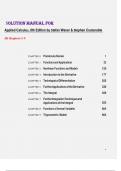 Solution Manual for   Applied Calculus&comma; 8th Edition by Stefan Waner & Stephen Costenoble  All Chapters 1-9