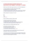 CCNP ENCOR 350-401 NEWEST 2025 EXAM QUESTIONS AND CORRECT ANSWERS &vert; A&plus; GRADE