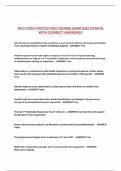 NYC FOOD PROTECTION COURSE EXAM 2025 UPDATE WITH CORRECT ANSWERS&excl;&excl;