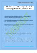 EPA608 Universal Exam Questions And Answers &vert;Latest 2025 &vert; Guaranteed Pass