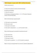 CNA Chapter 3 exam with 100&percnt; Verified Answers