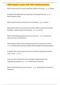 CNA Chapter 4 exam with 100&percnt; Verified Answers