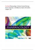 Test Bank Pharmacology A Patient-Centered Nursing Process Approach&comma; 11th Edition by Linda E&period; McCuistion Chapter 1-58&period;
