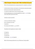CNA Chapter 5 Exam with 100&percnt; Verified Answers