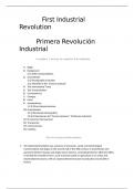 The Frist Industrial Revolution&sol;La Primera Revoluci&oacute;n Industrial