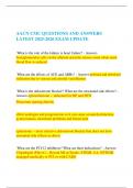  AACN CMC QUESTIONS AND ANSWERS LATEST 2025-2026 EXAM UPDATE