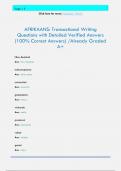 AFRIKAANS&colon; Transactional Writing Questions with Detailed Verified Answers  &lpar;100&percnt; Correct Answers&rpar; &sol;Already Graded  A&plus;