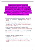 UA RIGGING LATEST UPDATED  2025&sol;2026 FINAL EXAM ACTUAL AND  REAL EXAM COMPLETE 100&plus;COMPLETE  QUESTIONS AND SURE VERIFIED CORRECT  DETAILED ANSWERS 100&percnt; GRADED AT A&plus; SCORE SURE GUARANTEED PASS&excl;&excl; 