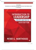 Test Bank for Introduction to Leadership Concepts and Practice 5th Edition by Dr&period; Peter G&period; Northouse
