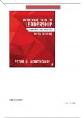 TEST BANK FOR Introduction to Leadership Concepts and Practice 5th Edition&period;