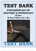 Test bank for Fundamentals of Anatomy & Physiology 8th Edition by Frederic H&period; Martini&comma; Judi L&period; Nath&vert;&vert;All Chapters 1-29&vert;&vert;Complete Guide A&plus;