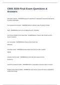 CBIS 2220 Final Exam Questions & Answers