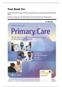 Test Bank For  Primary Care The Art And Science Of Advanced Practice Nursing &ndash; An Interprofessional Approach Sixth Edition By Debera J&period; Dunphy&comma; Lynne M&period;&semi; Winland-Brown&comma; Jill E&period;&semi; Porter&comma; Brian Oscar&semi; Thomas &lpar;Author&rpar; 