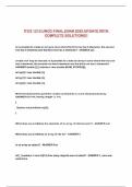 ITCS 1213 UNCC FINAL EXAM 2025 UPDATE WITH COMPLETE SOLUTIONS&excl;&excl;