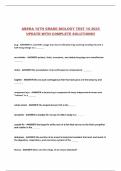 ABEKA 10TH GRADE BIOLOGY TEST 10 2025 UPDATE WITH COMPLETE SOLUTIONS&excl;&excl;