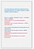 ACLS FINAL EXAM&comma; 2025 &sol;2026&sol;ACTUAL COMPLETE 200 REAL  EXAM QUESTIONS AND 100 &percnt; CORRECT ANSWERS &lpar; VERIFIED  ANSWERS &rpar; ALREADY GRADED A&plus;&period;
