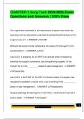 CHAPTER 1 Surg Tech 2024&sol;2025 Exam  Questions and Answers &vert; 100&percnt; Pass 