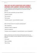 WGU D075 OA WITH QUESTIONS AND CORRECT ANSWERS &lpar;100&percnt; CORRECT VERIFIED ANSWERS&rpar;