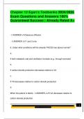 Chapter 12 Egan's Testbanks 2024&sol;2025  Exam Questions and Answers 100&percnt;  Guaranteed Success &vert; Already Rated A&plus;