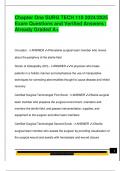 Chapter One SURG TECH 110 2024&sol;2025  Exam Questions and Verified Answers &vert;  Already Graded A&plus; 