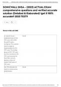 SONICWALL SNSA - &lpar;2025&rpar; ACTUAL EXAM comprehensive questions and verified accurate solution &lpar;Detailed & Elaborated&rpar; &vert;get it 100&percnt; accurate&excl;&excl; 2025 TEST&excl;&excl;