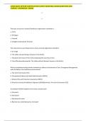 IAHSS BASIC OFFICER CERTIFICATION LATEST EXAM REAL EXAM 100 QUESTIONS AND CORRECT ANSWERS&vert;AGRADE