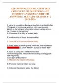 ATI OB FINAL EXAM LATEST 2025 COMPLETE 250 QUESTIONS AND CORRECT ANSWERS &lpar;VERIFIED ANSWERS&rpar; &vert; ALREADY GRADED A&plus; &vert;&vert; 2025-2026