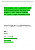 NATIONAL PSI EXAM PRACTICE TEST EXAM WITH CORRECT ACTUAL QUESTIONS AND CORRECTLY WELL DEFINED ANSWERS LATEST 2025-2026 ALREADY GRADED A&plus; 