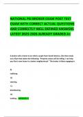 NATIONAL PSI BROKER EXAM POST TEST EXAM WITH CORRECT ACTUAL QUESTIONS AND CORRECTLY WELL DEFINED ANSWERS LATEST 2025-2026 ALREADY GRADED A&plus; 