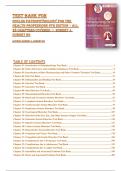 TEST BANK FOR GOULDS PATHOPHYSIOLOGY FOR THE HEALTH PROFESSIONS 6TH EDITION &vert; ALL 28 CHAPTERS COVERED &vert;&vert; ROBERT J&period; HUBERT BS