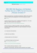 BSN HESI 266 Questions with Detailed Verified Answers &lpar;100&percnt; Correct Answers&rpar; &sol;Already Graded A&plus;