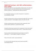 NASM CES Final Exam -with 100&percnt; verified solutions -tutor verified