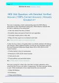 HESI 266 Questions with Detailed Verified  Answers &lpar;100&percnt; Correct Answers&rpar; &sol;Already  Graded A&plus;