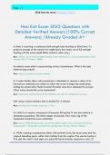 Hesi Exit Exam 2023 Questions with  Detailed Verified Answers &lpar;100&percnt; Correct  Answers&rpar; &sol;Already Graded A&plus;