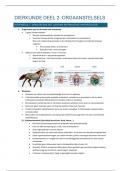 Samenvatting Biologie II&colon; toegepaste dierkunde deel 2