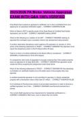 2025&sol;2026 PA Motor Vehicle Appraiser   EXAM WITH Q&A 100&percnt; VERIFIED 