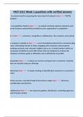 MGT 6311 Week 1 questions with verified answers&period;