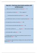 Mgt 6311 - Final Exam Study Guide questions with verified answers