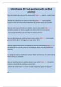 UCLA Comm 10 Final questions with verified answers&period;d