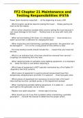 FF2 Chapter 21 Maintenance and Testing Responsibilities IFSTA
