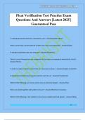 Picat Verification Test Practice Exam Questions And Answers &vert;Latest 2025 &vert; Guaranteed Pass