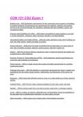 CON 151 CSU Exam 1 Questions with correct Answers 2025&sol;2026&lpar; A&plus; GRADED 100&percnt; VERIFIED&rpar;&period;