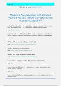 Module 6 Aces Questions with Detailed  Verified Answers &lpar;100&percnt; Correct Answers&rpar;  &sol;Already Graded A&plus; A Social Story describes a situation&comma; skills&comma; or concept in terms of relevant social  cues&comma; perspectives&comma; and &lowbar;&lowbar;&lowbar; in a specifically defined style and format